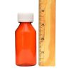 2 oz Amber Oval Bottles 2