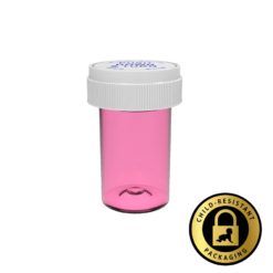 Pink Reversible Cap Vials 20 Dram