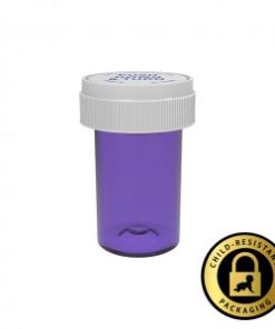 Purple Reversible Cap Vials 20 Dram