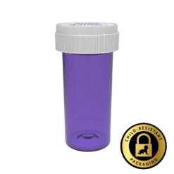 Purple Reversible Cap Vials 30 Dram