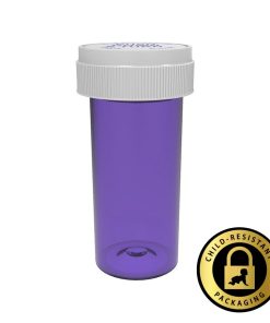 Purple Reversible Cap Vials 30 Dram