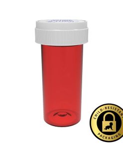 Red Reversible Cap Vials 40 Dram