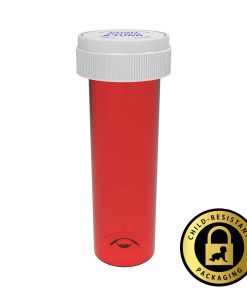 Red Reversible Cap Vials 60 Dram