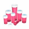 reversible cap vials all dram sizes pink 1