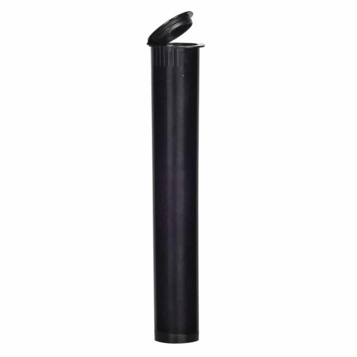 Child-Resistant Black Pre-Roll Tubes 90 mm