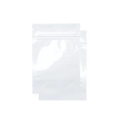 White Mylar Smell Proof Bags 1/8 Ounce