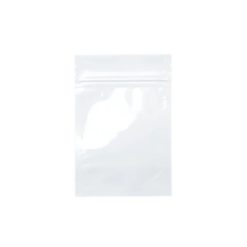 1 gram mylar barrier bag white