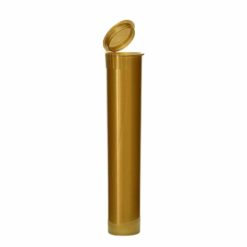 Child-Resistant Gold Pre-Roll Tubes 90 mm