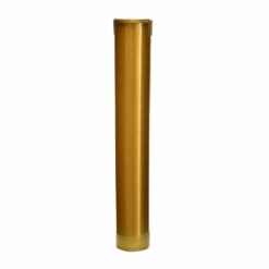 Opaque Gold Child-Resistant Pre-Roll Tubes 116mm