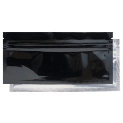 Mylar Smell Proof Bags for Edibles & Pre-Roll - Black/Clear