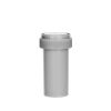 Opaque Silver Reversible Cap Vials 13 Dram