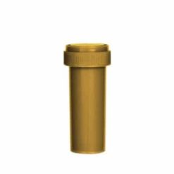 Opaque Gold Reversible Cap Vials 16 Dram