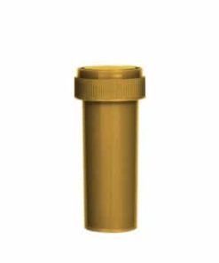 Opaque Gold Reversible Cap Vials 16 Dram
