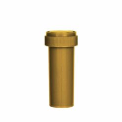 Opaque Gold Reversible Cap Vials 13 Dram