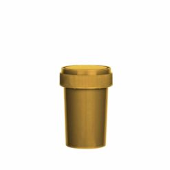 Opaque Gold Reversible Cap Vials 20 Dram