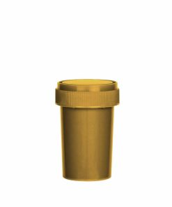 Opaque Gold Reversible Cap Vials 20 Dram