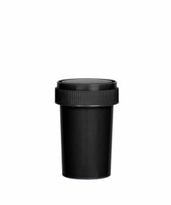 Opaque Black Reversible Cap Vials 20 Dram