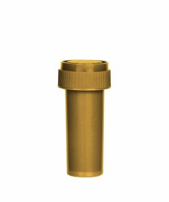 Opaque Gold Reversible Cap Vials 8 Dram