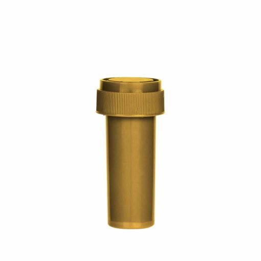 Opaque Gold Reversible Cap Vials 8 Dram