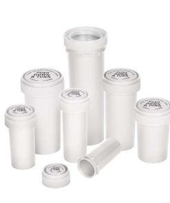 Opaque White Reversible Cap Vials 60 Dram