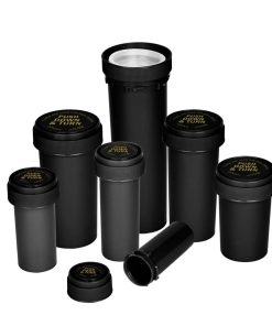 Opaque Black Reversible Cap Vials 40 Dram