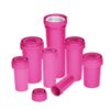 reversible cap vials all dram sizes opague pink 1 2