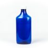 Blue Graduated Oval RX Bottles with Child-Resistant Caps 16 oz
