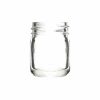 Glass Screw Cap Jars (White Cap) 01oz - 252 Jars / Case 7 1oz glass jar 4 1 1