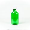 Green Graduated Oval RX Bottles with Child-Resistant Caps 6 oz