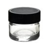 Glass Concentrate Container Black Cap 5ML