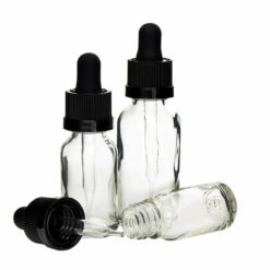 Glass Clear CR Dropper Bottles 30ml