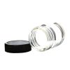 Glass Screw Cap Jars (White Cap) 01oz - 252 Jars / Case 11 glass jars 1oz 02 2
