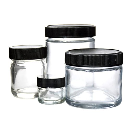 glass screw cap jars family 1 4