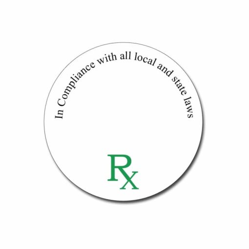 Concentrate RX Medical Container Labels