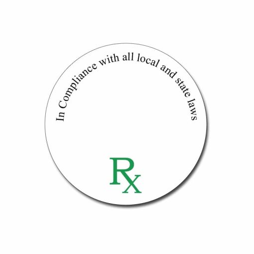 Concentrate RX Medical Container Labels