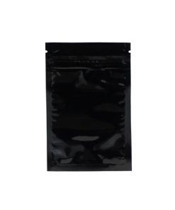 1 Gram Black Clear Mylar Smell Proof Bags