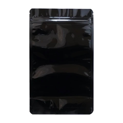 Black and Clear Mylar Smell Proof Bags 1/2 Ounce - 1000 Bags 2 12 ounce barrier bag black clear12 ounce barrier bag black clear