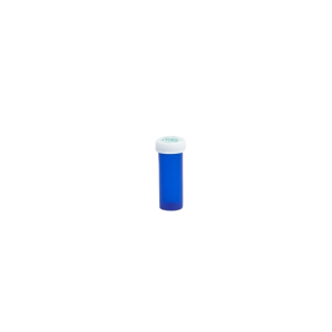 6 dram Push Turn Child Resistant Vials Blue Color