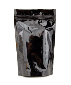 Black and Clear Mylar Smell Proof Bags 1/8 Ounce