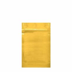 Gold/Clear Mylar Smell Proof Bags 1/4 oz