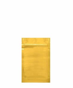 Gold/Clear Mylar Smell Proof Bags 1/8 Oz