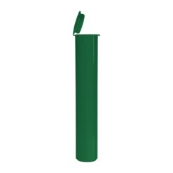 Opaque Green Child-Resistant Pre-Roll Tubes 116mm