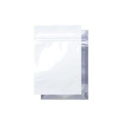 White/Clear Mylar Smell Proof Bags 1 Ounce