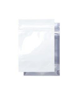 White/Clear Mylar Smell Proof Bags 1 Ounce