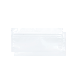 White Mylar Smell Proof Bags for Pre-Roll