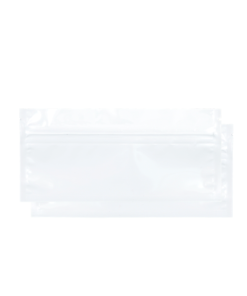 White Mylar Smell Proof Bags for Pre-Roll