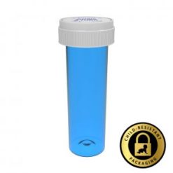 Blue Reversible Vials with Dual Purpose Caps 60 Dram