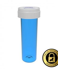 Blue Reversible Vials with Dual Purpose Caps 60 Dram