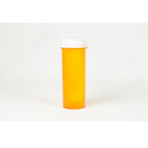 Amber Thumb Tab Vials w/ Reversible Caps 60 Dram