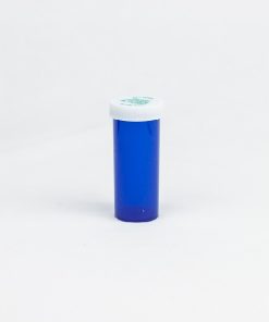16 Dram Blue Thumb Tab Vials w/ Reversible Caps